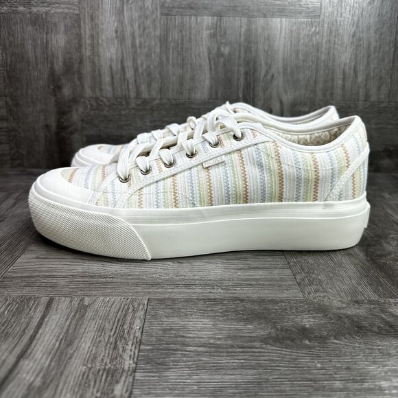 Roxy Cruizer Women's size 10 Ivory Canvas Sneaker - Picture 5 of 8
